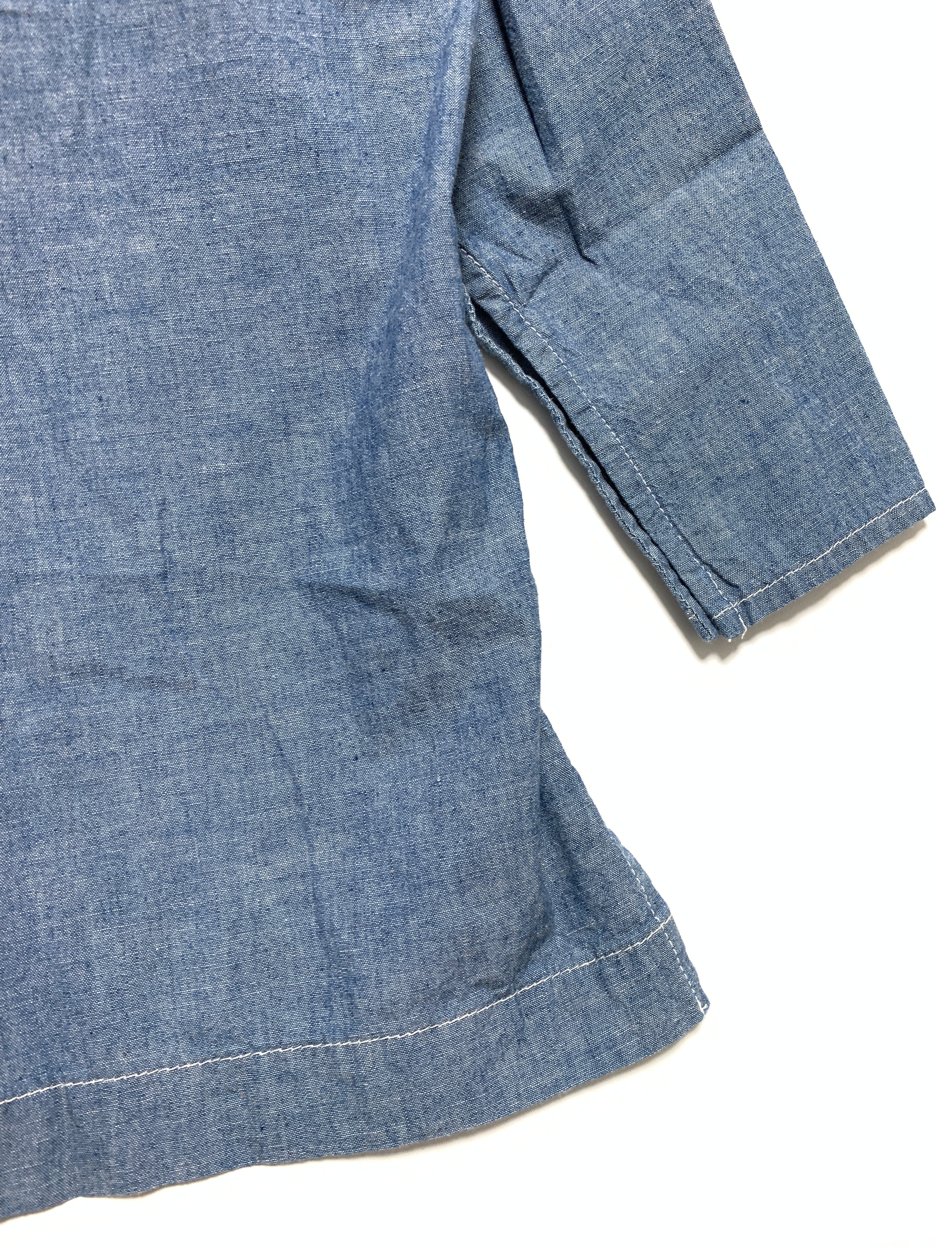 L] VISVIM 17AW Noragi Chambray Shirt Blue – StylisticsJapan.com