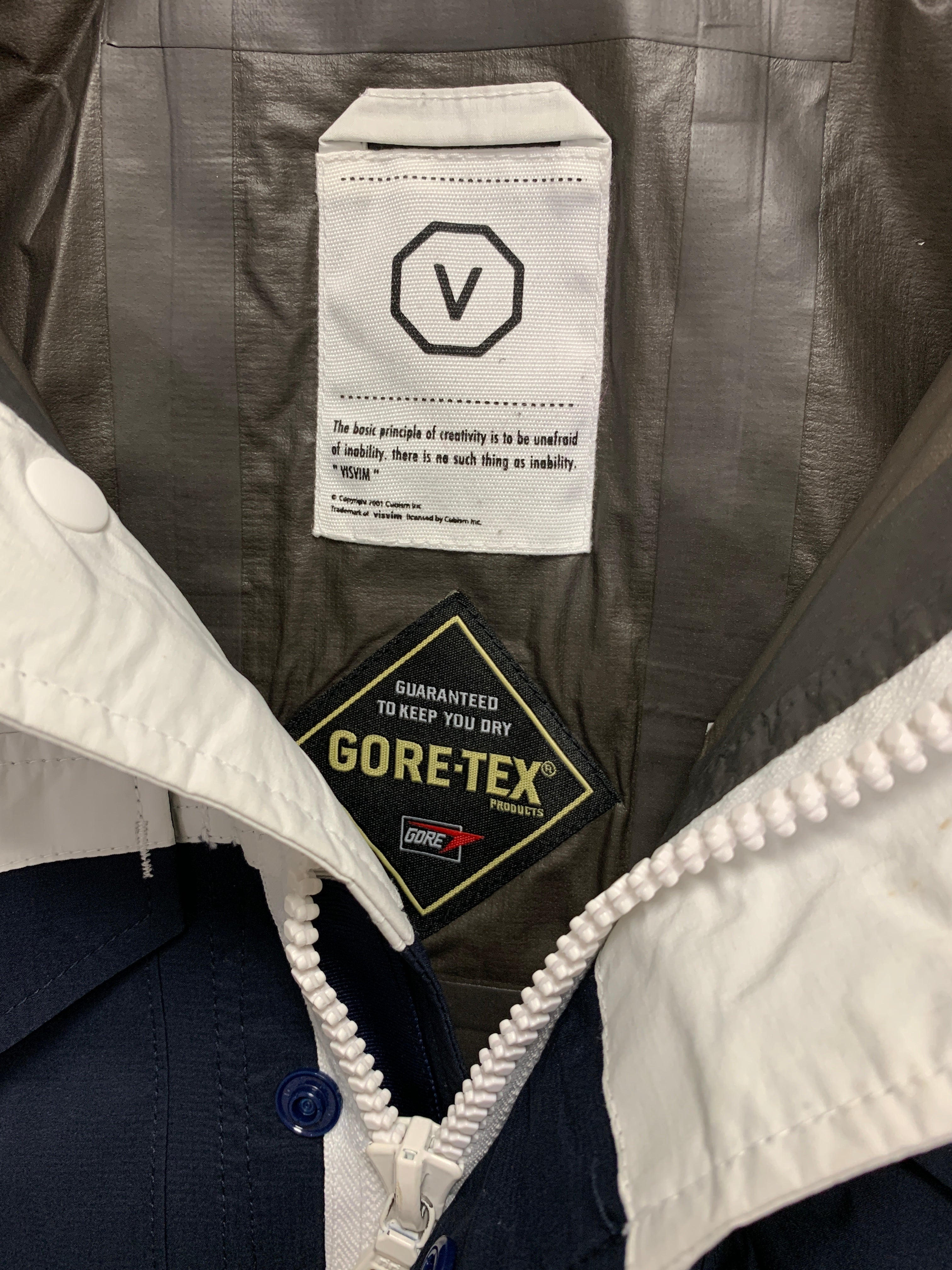 M] Visvim Ripstop 2.5L Paclite Gore Tex Dado Bickle M-65 Jacket