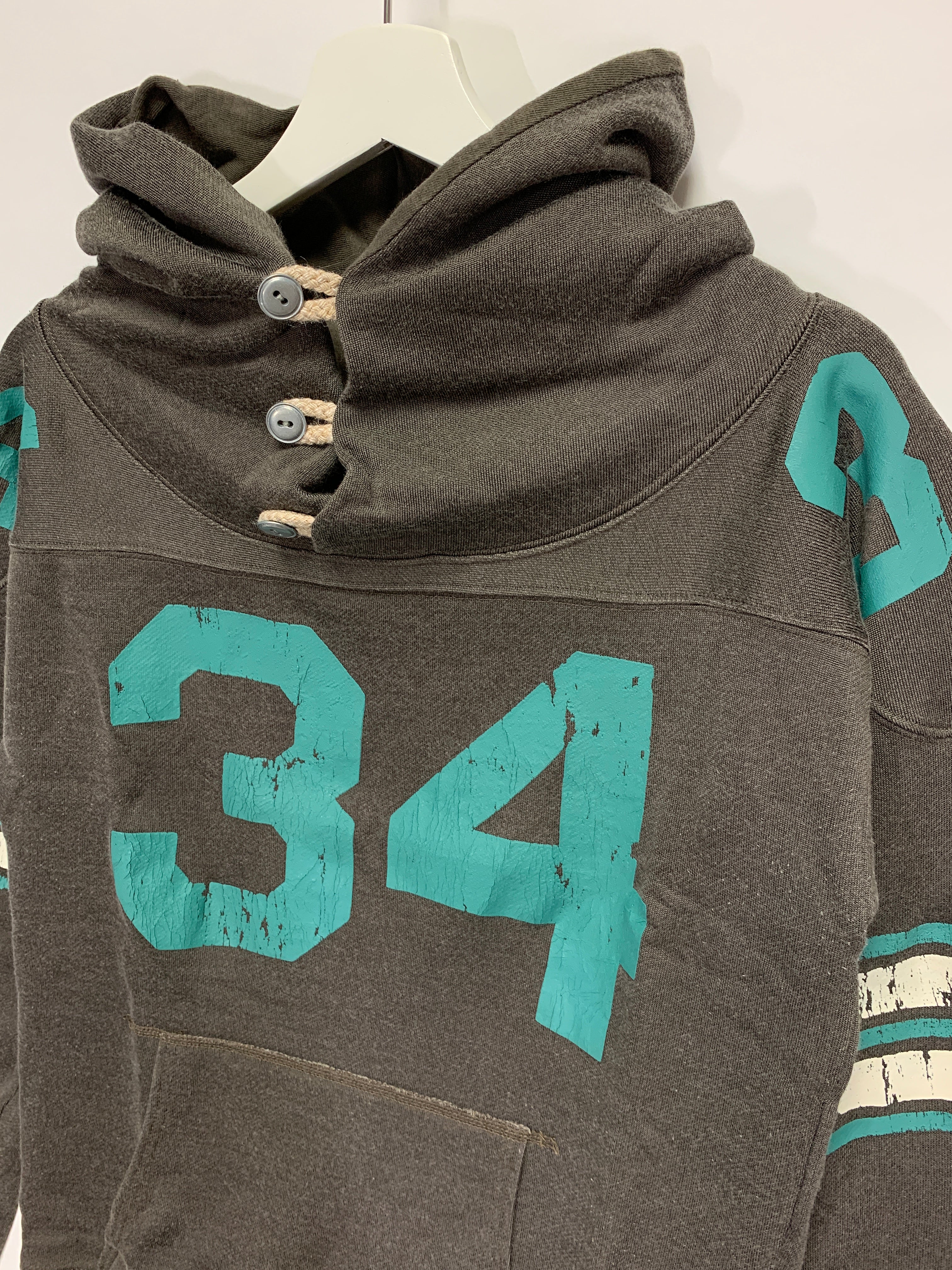 Sports Football Retro Adult Pull-Over Hoodie by Riza Ldi - Pixels