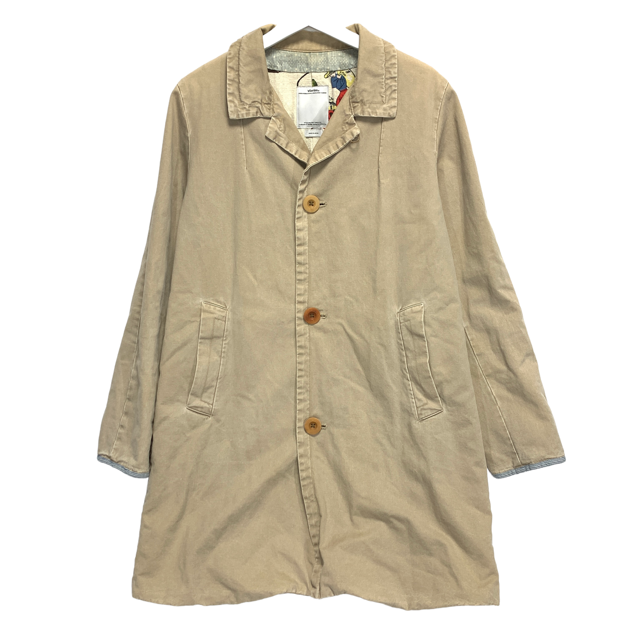 [L] Visvim 14AW Mies Coat Indigo – StylisticsJapan.com