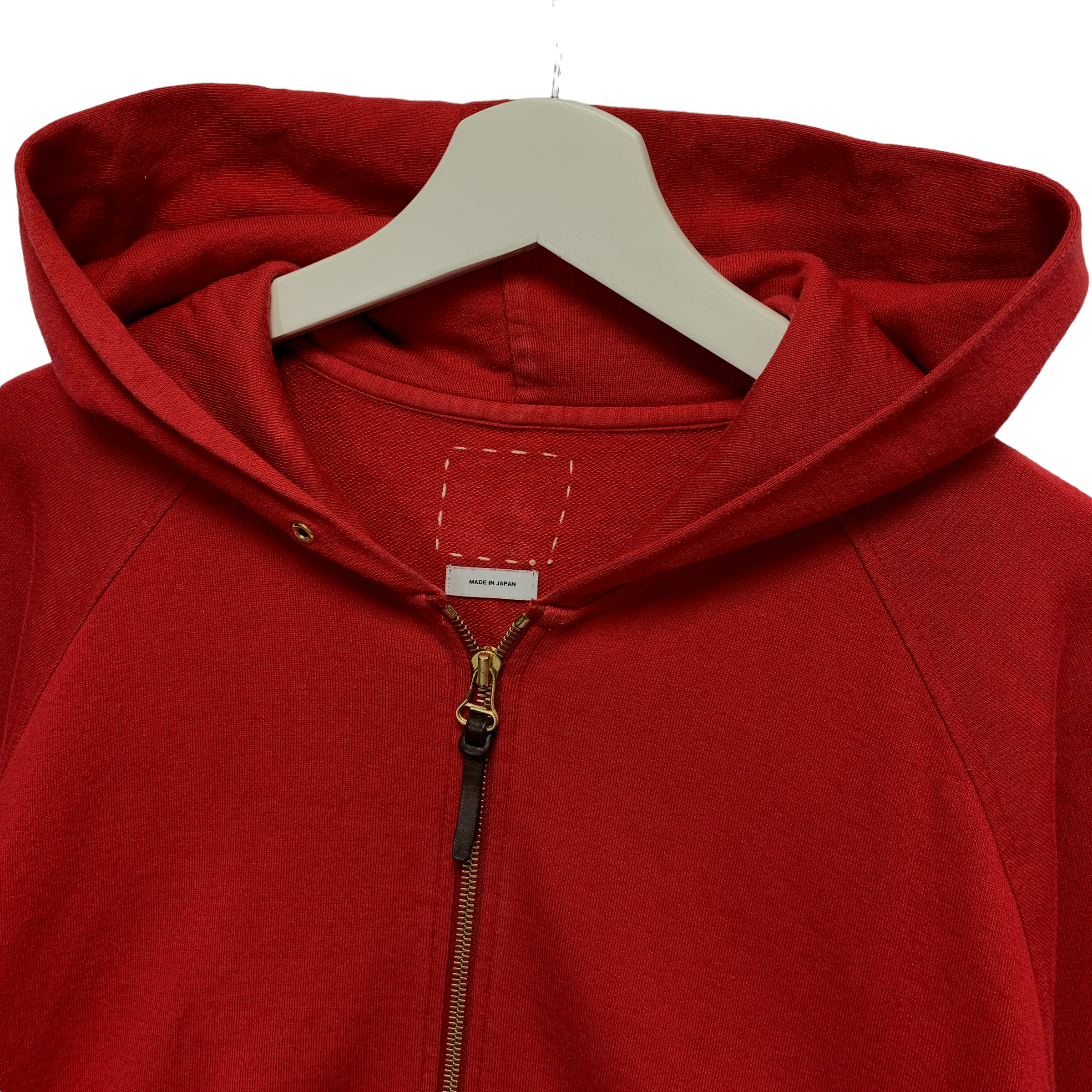 XL] Visvim 15SS JV Hoodie FZ Full Zip Sweatshirt Red