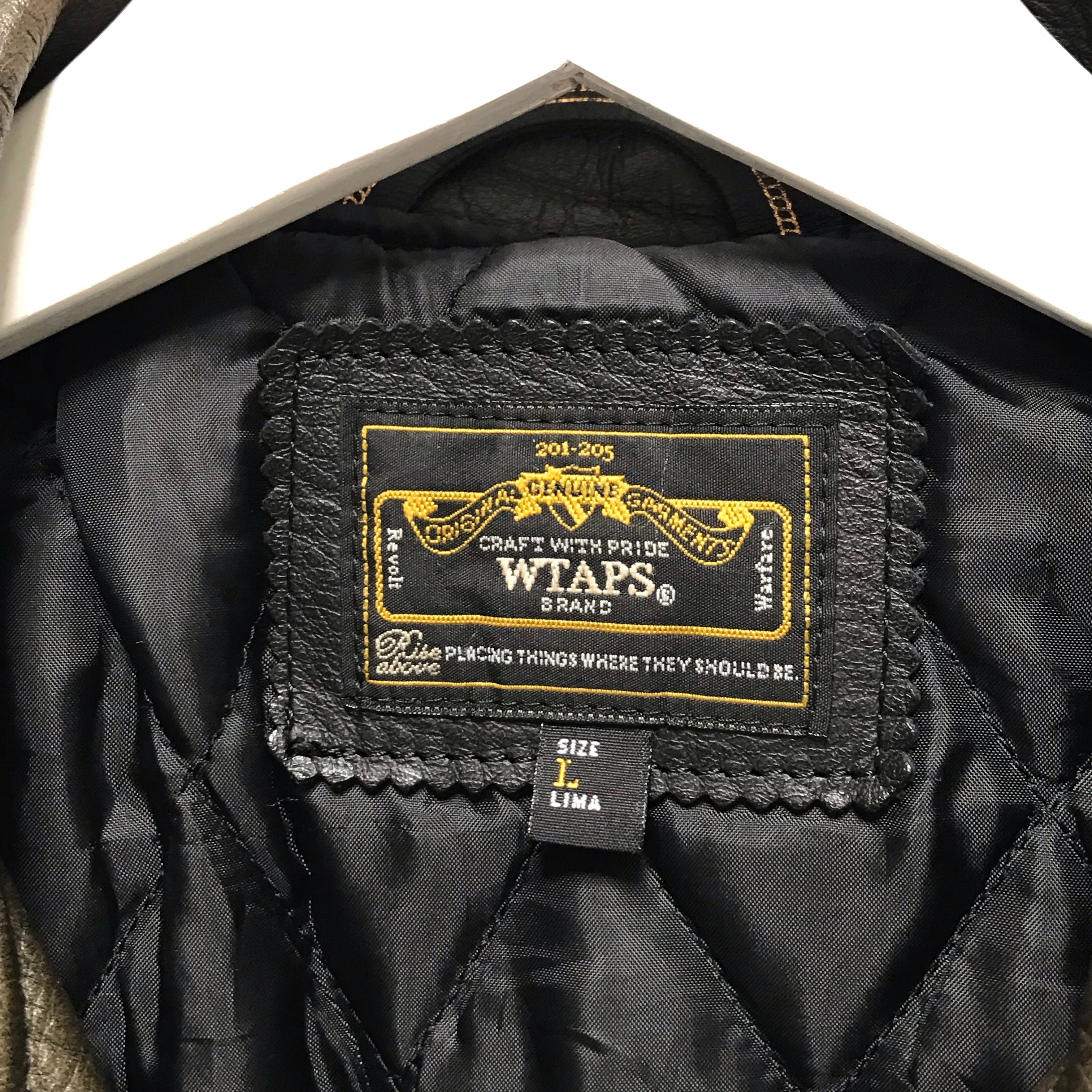 L] WTaps 10AW Leather Riders Jacket – StylisticsJapan.com