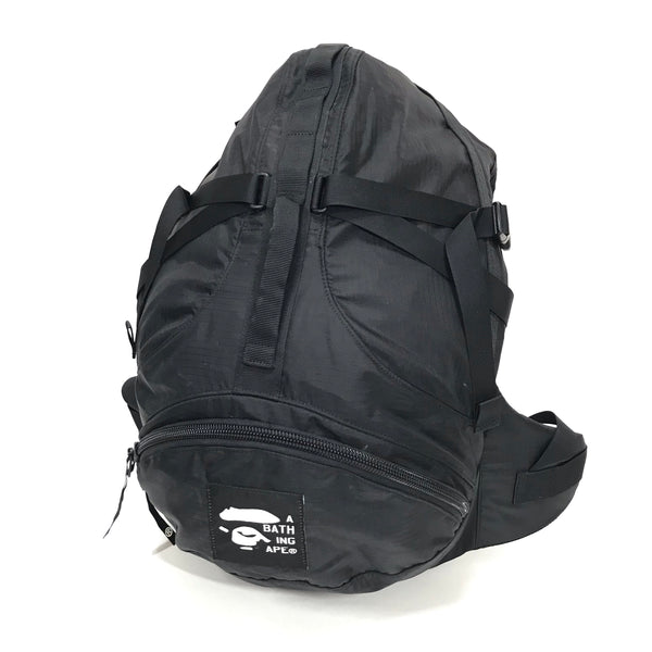 AAPE deals by Bathing Ape Black Cordura backpack NWT