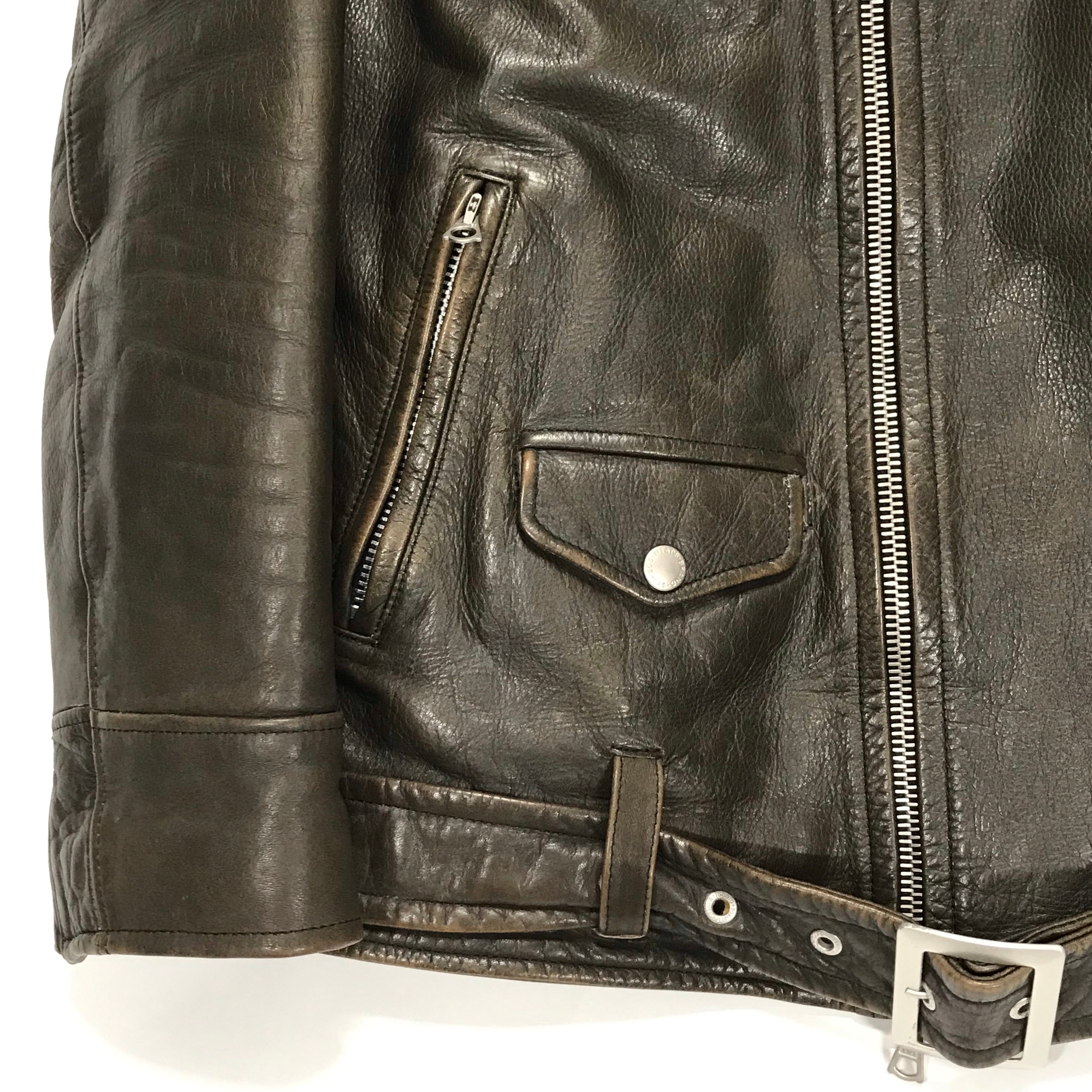 L] WTaps 10AW Leather Riders Jacket – StylisticsJapan.com