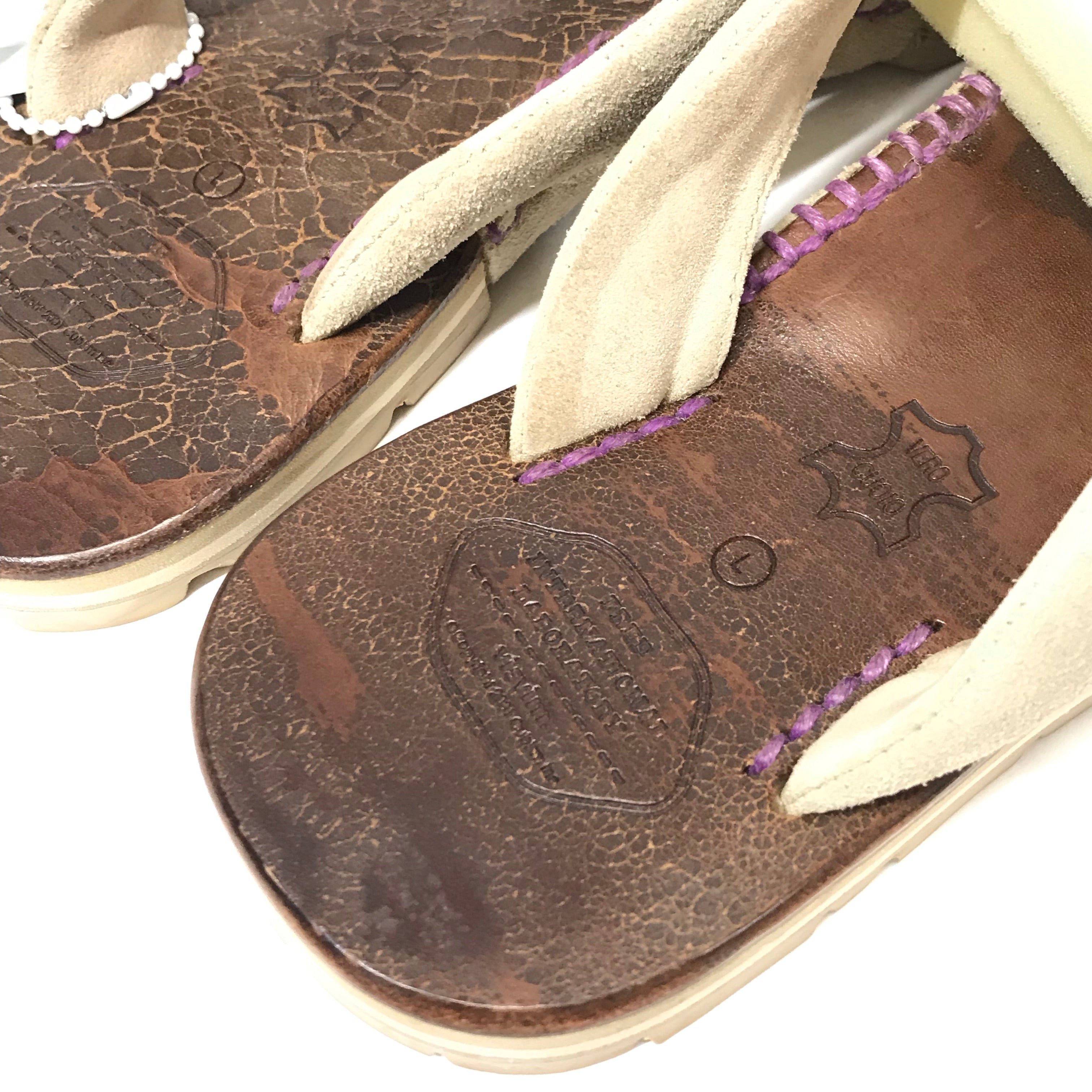 L] Visvim Lama Sandals Folk Sand – StylisticsJapan.com