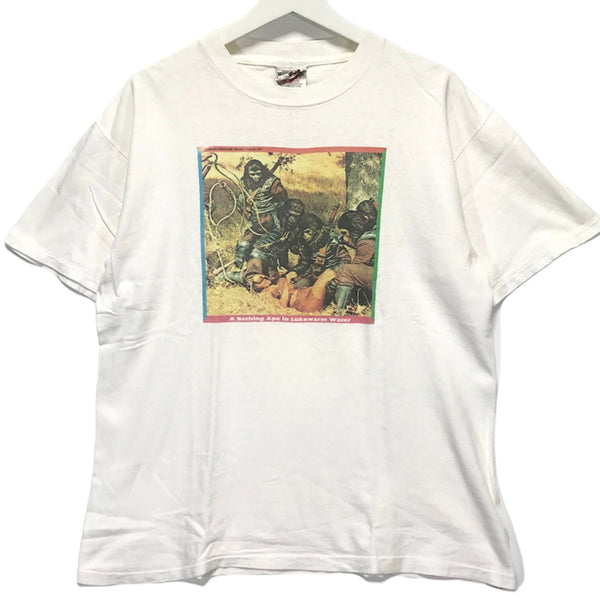 L] A Bathing Ape Bape Vintage '90s Abduction Scene Tee (Oneita