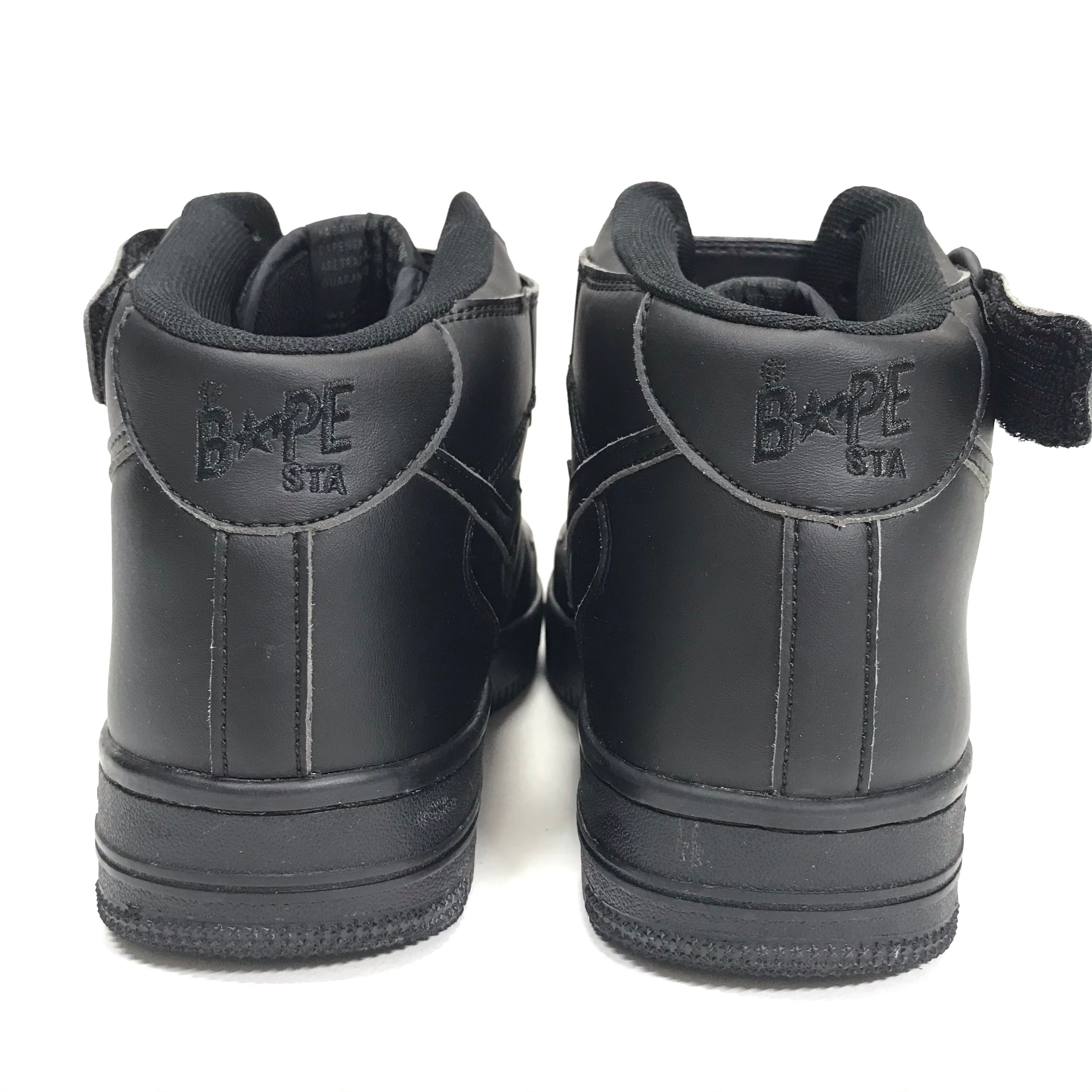 10] DS! A Bathing Ape Bape Sta Mid Leather Black – StylisticsJapan.com