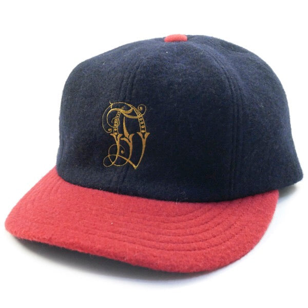 Descendant Wool 6 Panel Cap Navy/Red