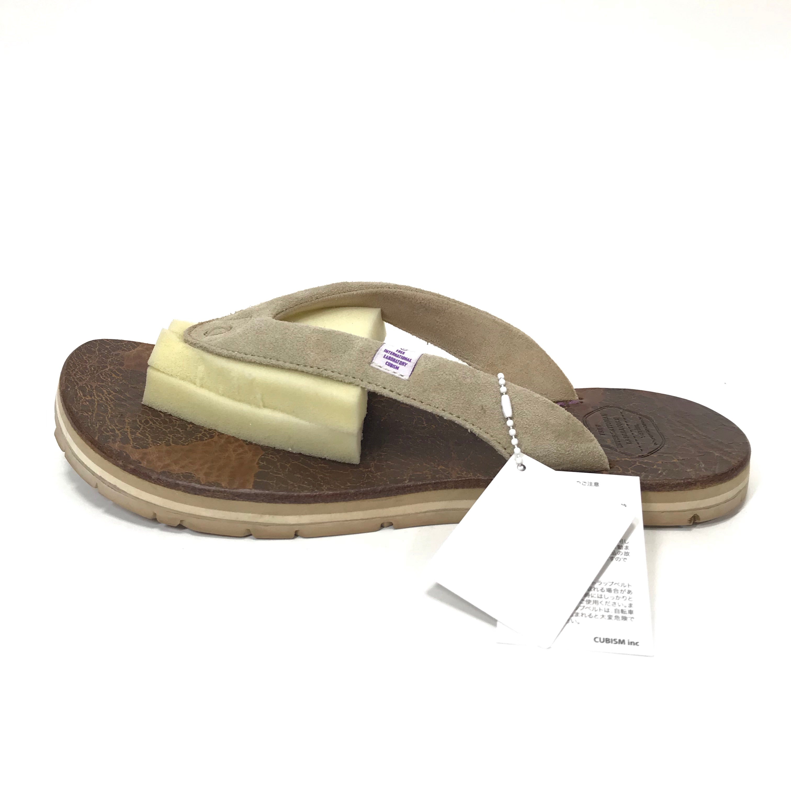 L] Visvim Lama Sandals Folk Sand – StylisticsJapan.com