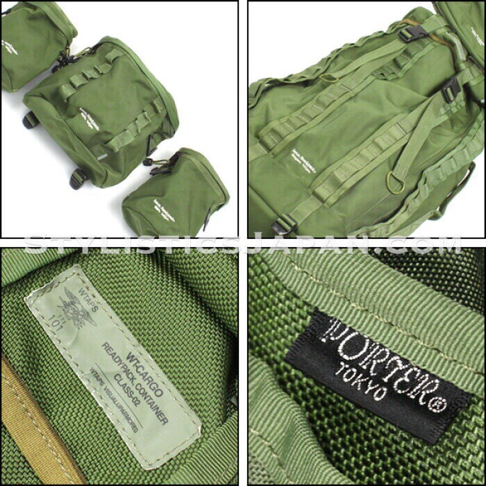 (Offers OK) WTaps x Porter Readypack 1st Gen. Bergen Complete SET Olive