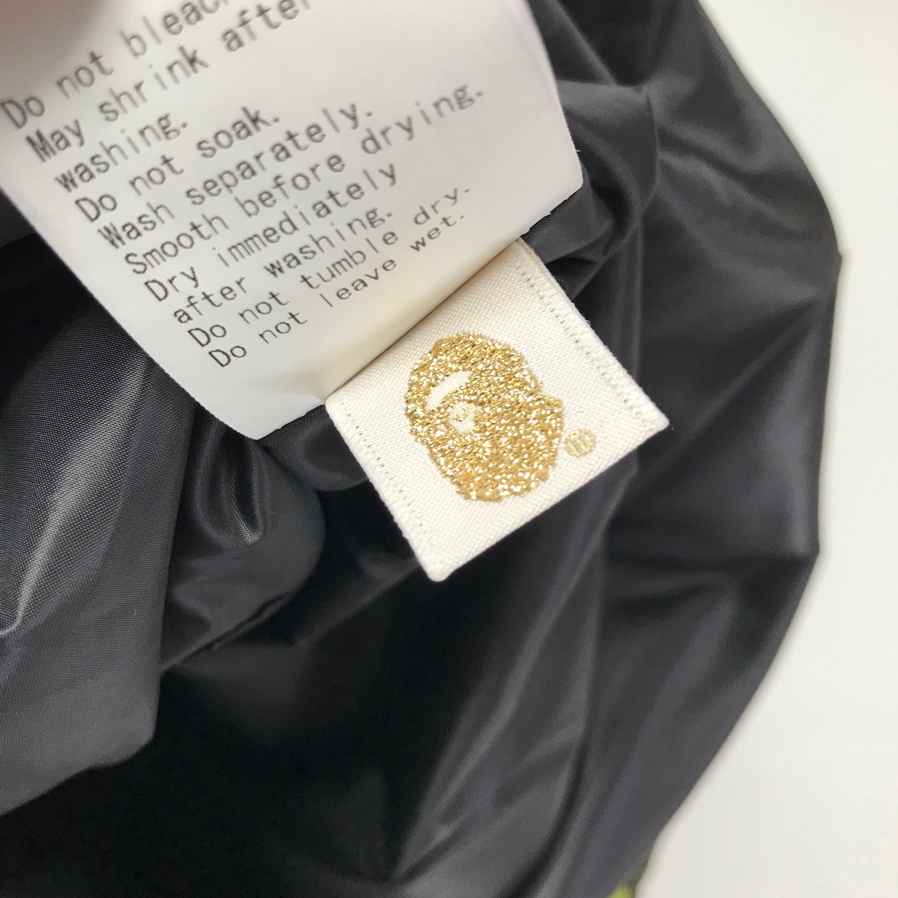 Bape gold jacket hotsell