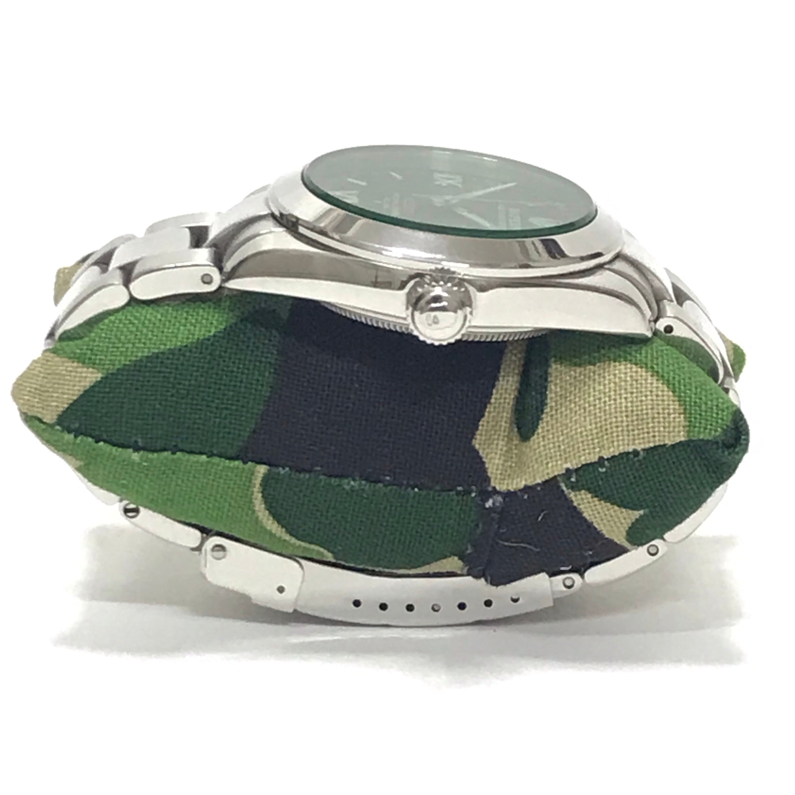 A Bathing Ape Bape Type 15 Milgaus Bapex Watch Silver/Black