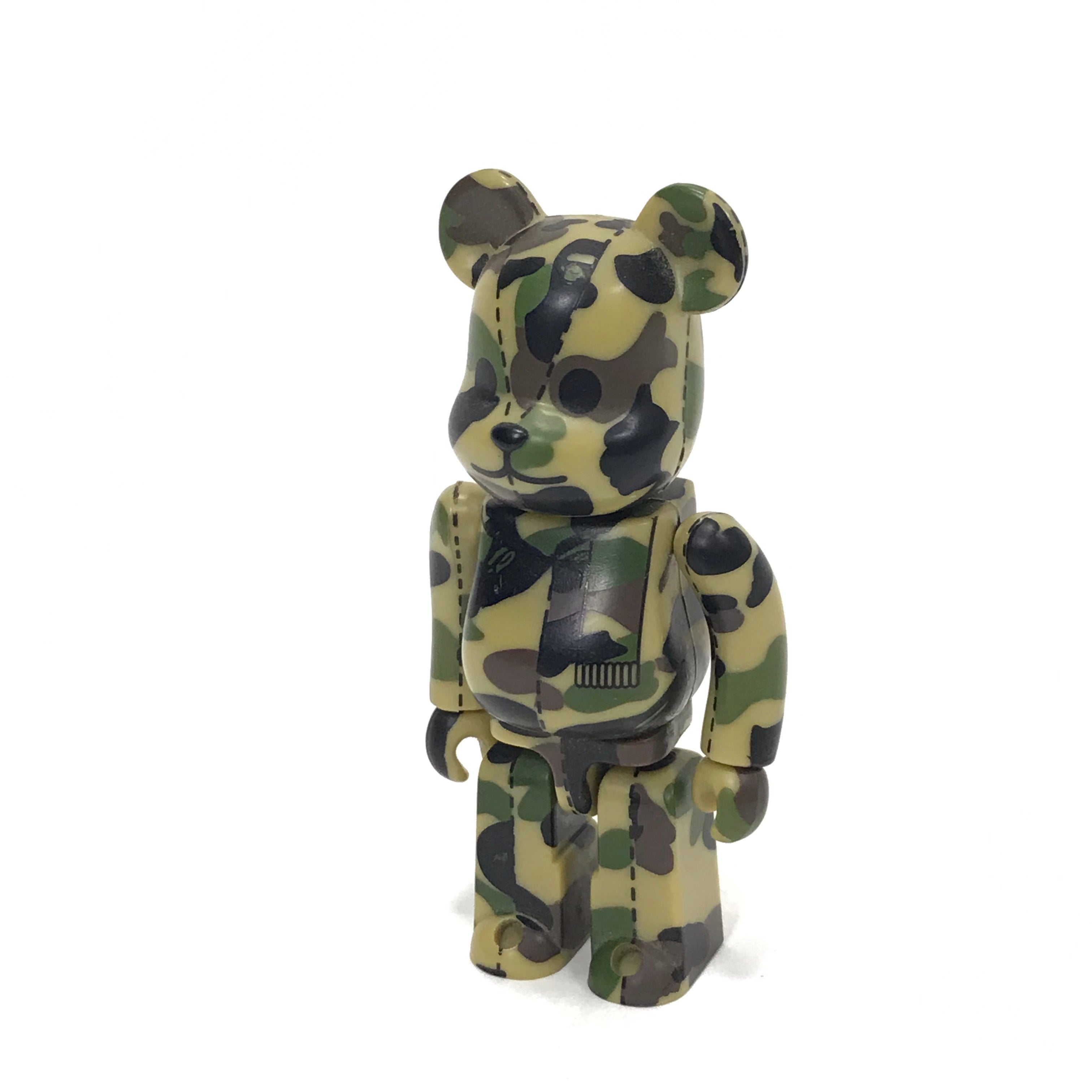 A Bathing Ape Bape x Medicom 100% 1st Camo Bearbrick Yellow