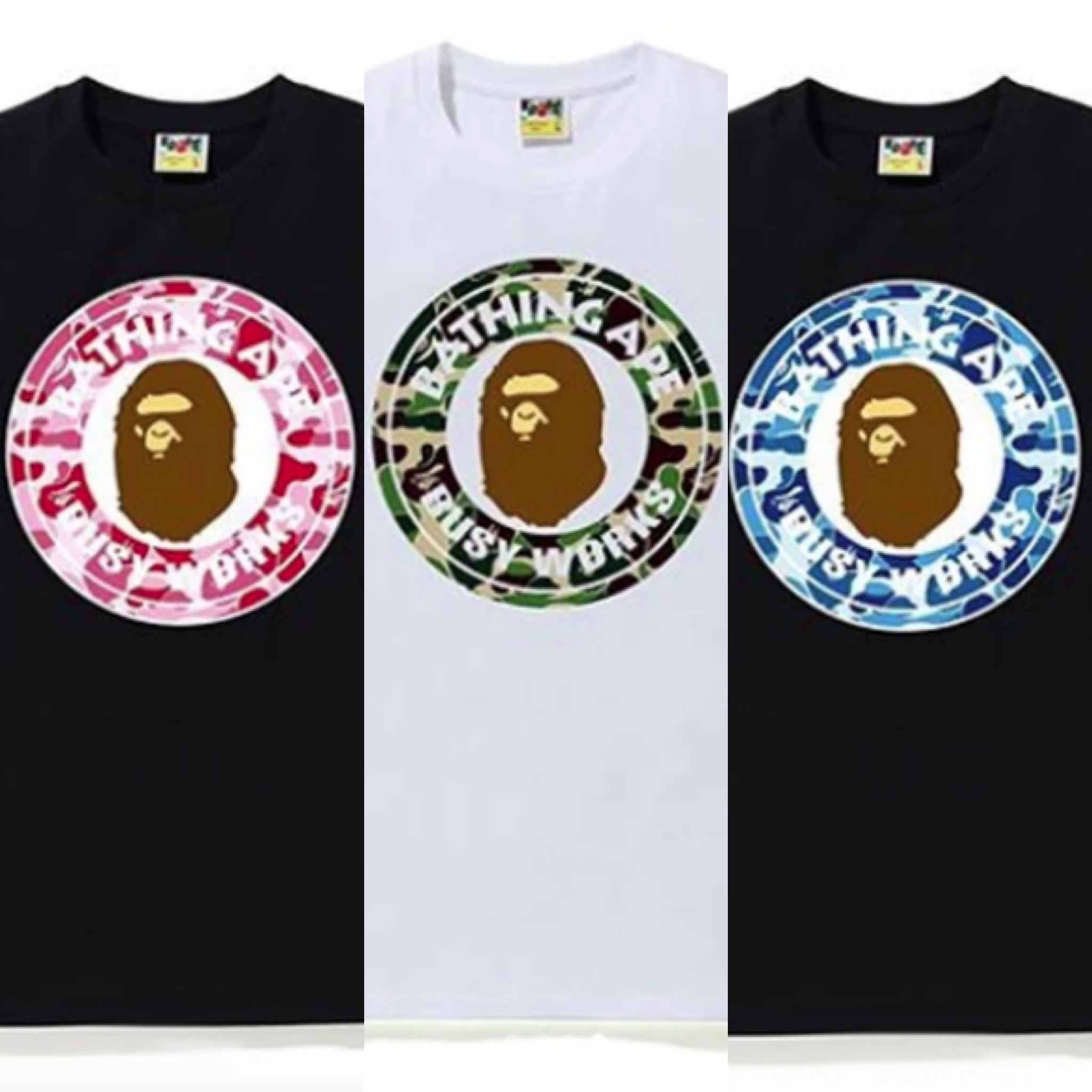 [M or L] DS! A BATHING APE BAPE ABC CAMO BUSY WORKS TEE