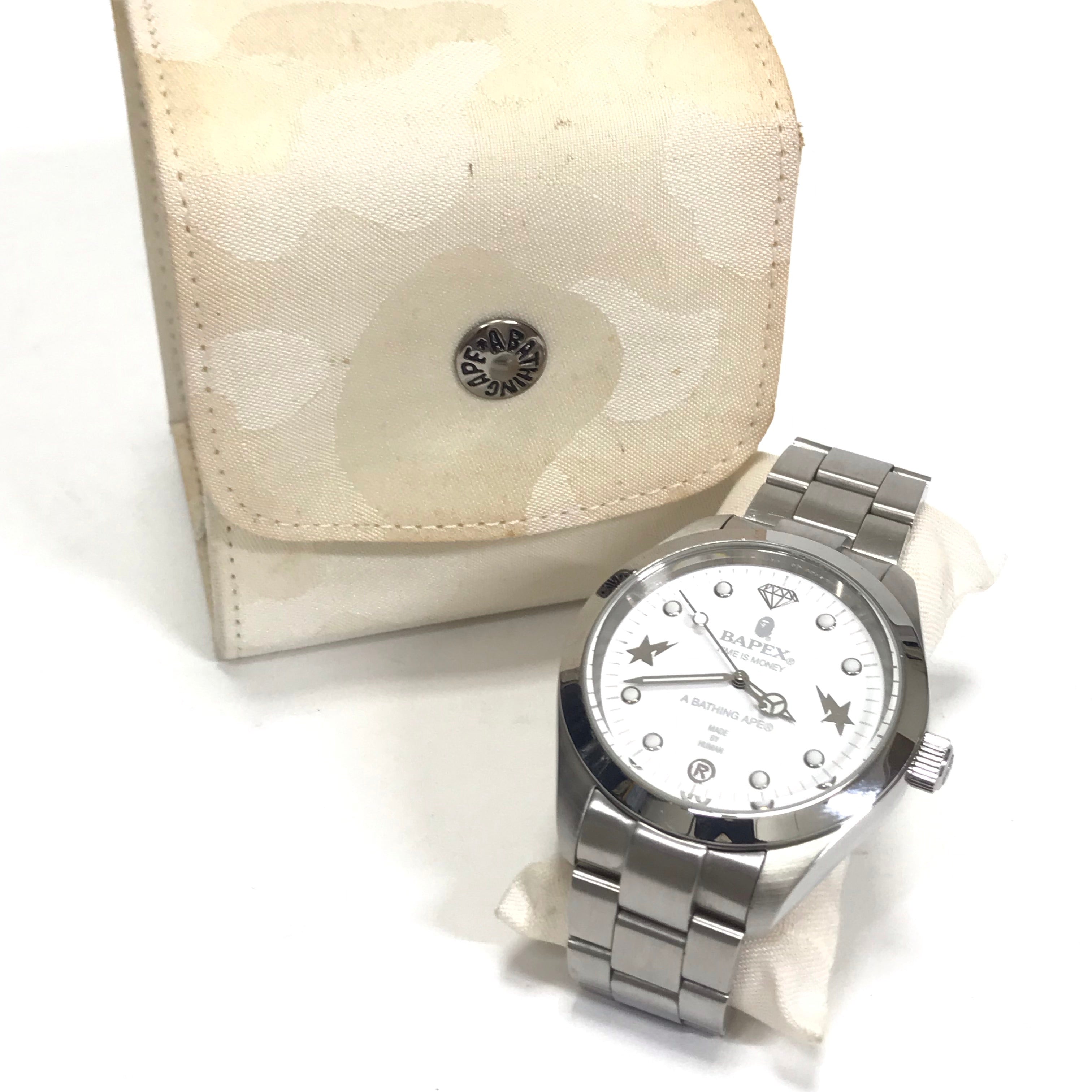 A BATHING APE Bapex Big Face 自動巻き-