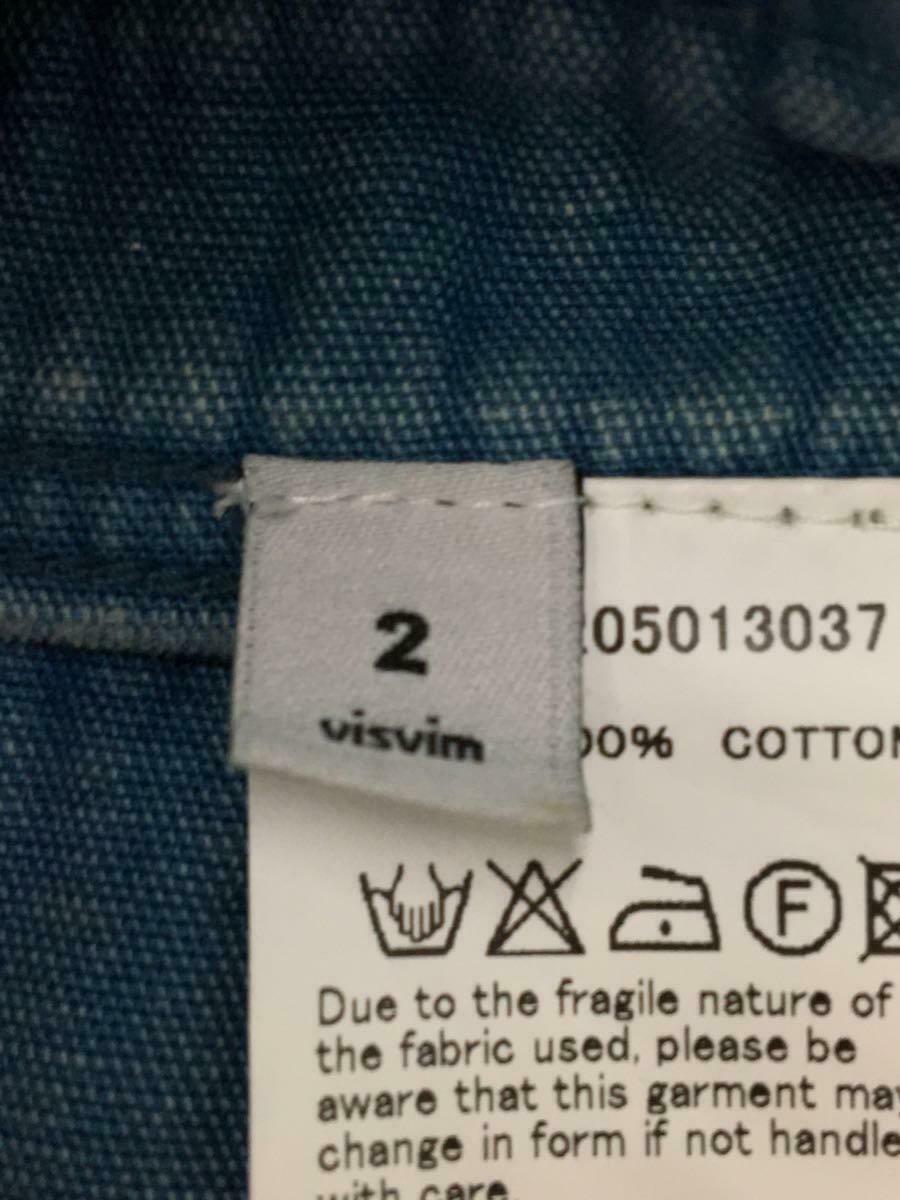 M] Visvim 13AW Cunningham Smock Damaged Moleskin Indigo