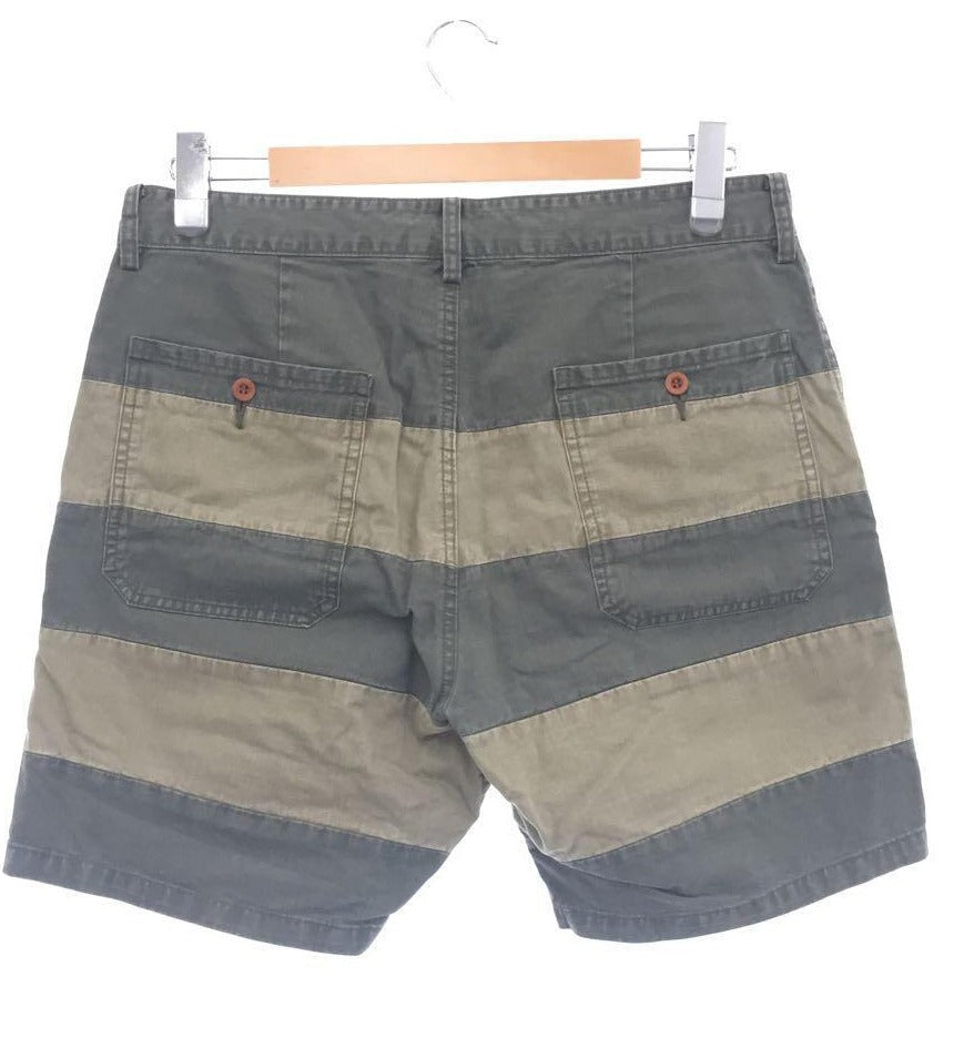 [M] Visvim 13AW Pastoral Border Shorts Olive